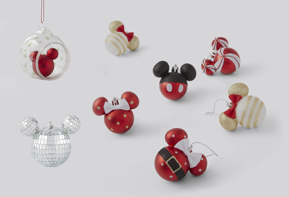 Karácsonyfadíszek Disney Mickey egér stílusban a Pepco-tól