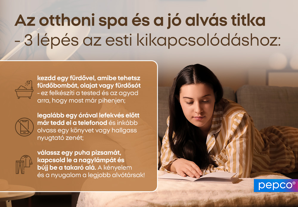 Az otthoni spa és a jó alvás titka - 3 lépés az esti kikapcsolódáshoz