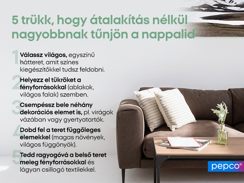 5 trikova za povećanje dnevnog boravka bez renoviranja