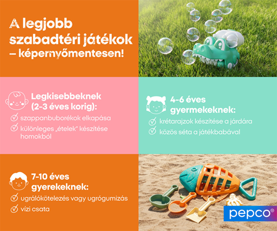 A legjobb szabadtéri játékok – képernyőmentesen!